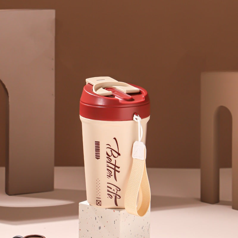 Thermal Straw Coffee Cup