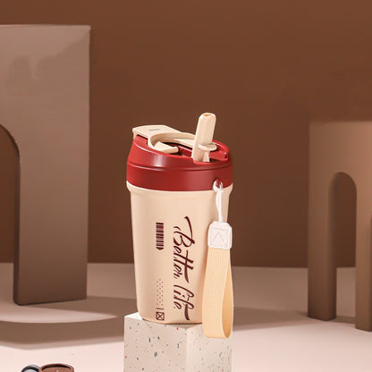 Thermal Straw Coffee Cup