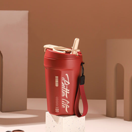 Thermal Straw Coffee Cup